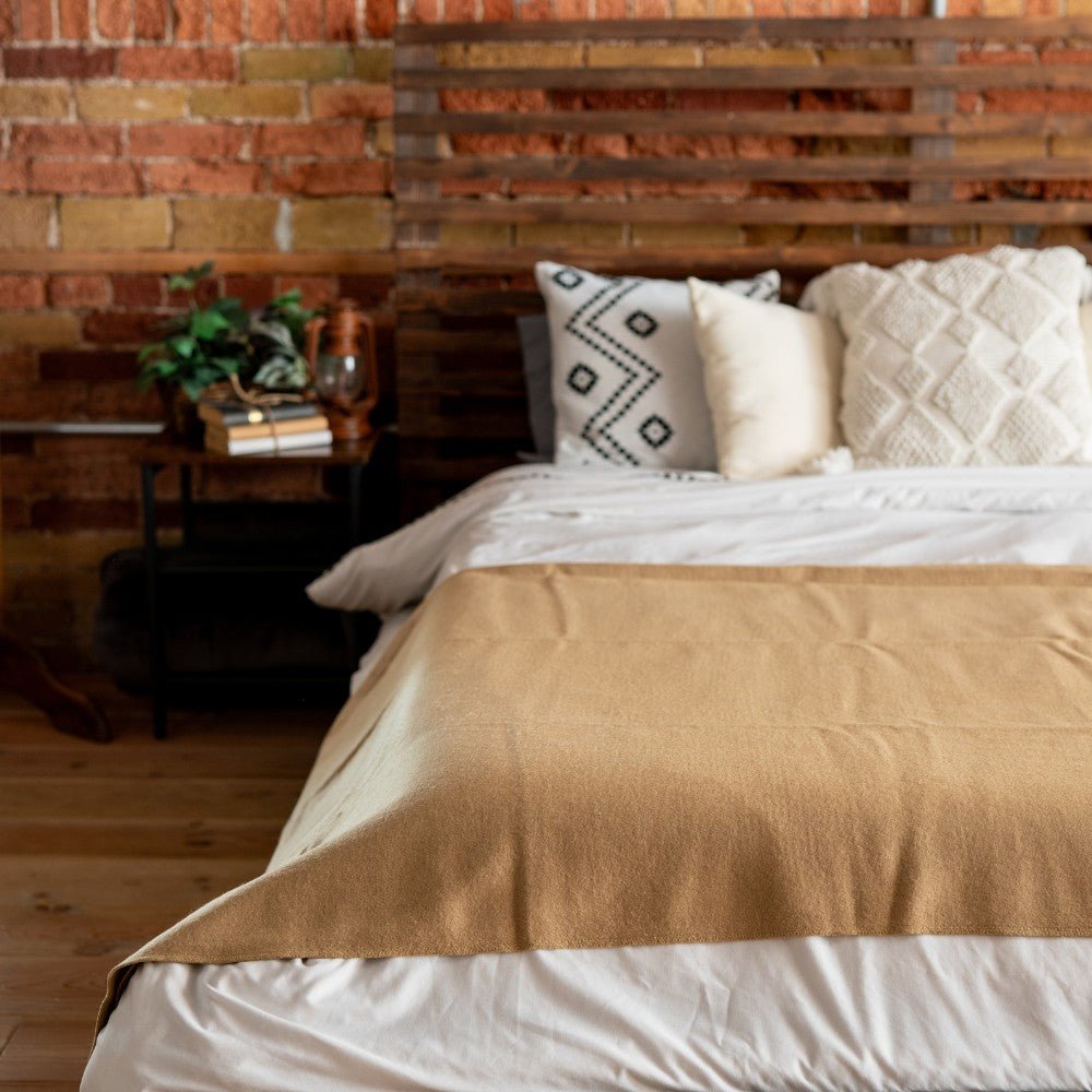 Arcturus Bighorn 100% Virgin Wool Blanket - Flax