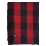 Arcturus Backwoods Wool Blanket - Red Buffalo Plaid