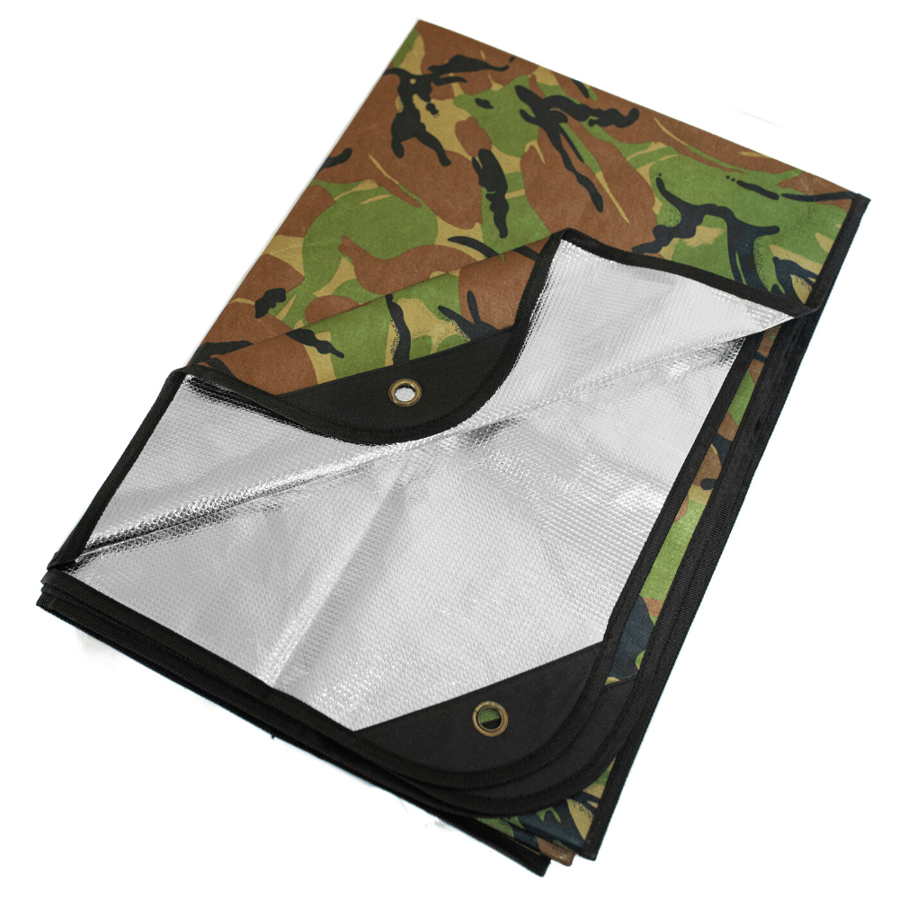 Arcturus Outdoor Survival Blanket 60 x 82 Woodland Camo Arcturus Gear