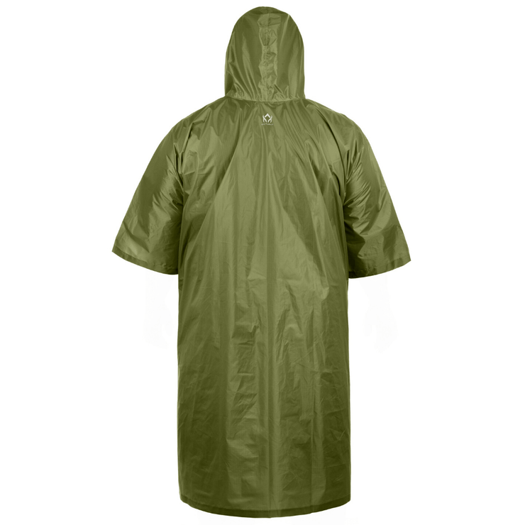 Arcturus Lightweight Waterproof Rain Poncho - Olive Green
