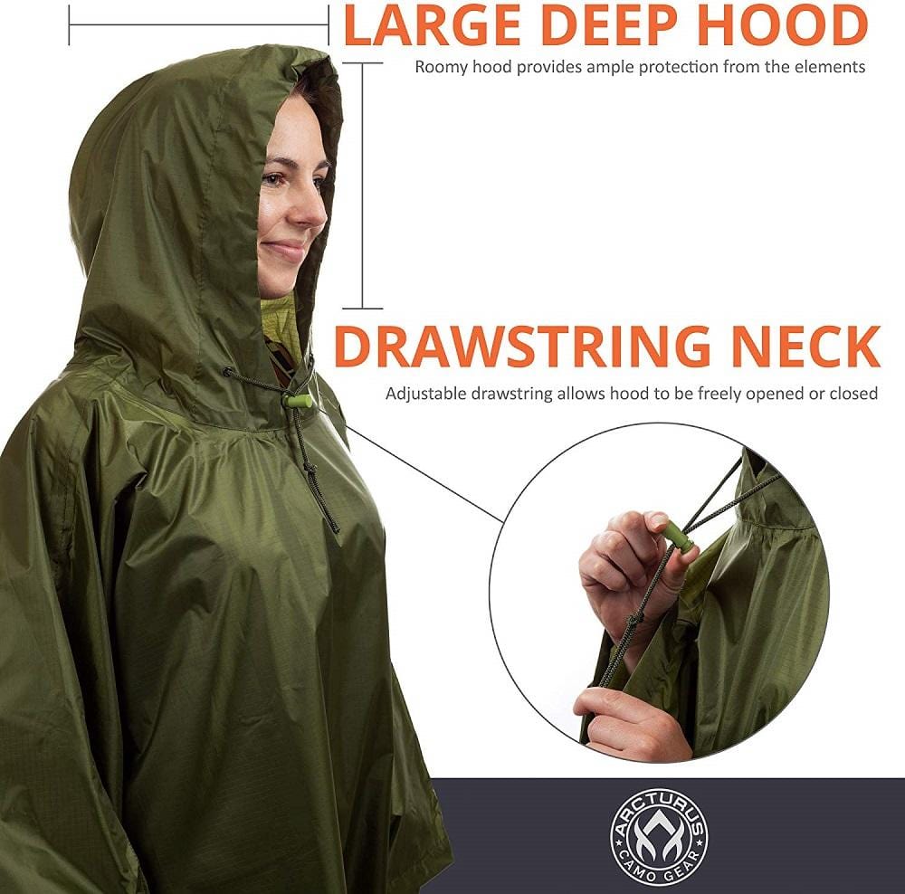 ※大幅値下げ【美品】 Water-repellent big poncho RIM.ARK（リムアーク）の「Water-repellent big poncho（レイン