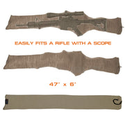 Arcturus 47" Silicone Treated Gun Socks - Coyote Brown 2-Pack
