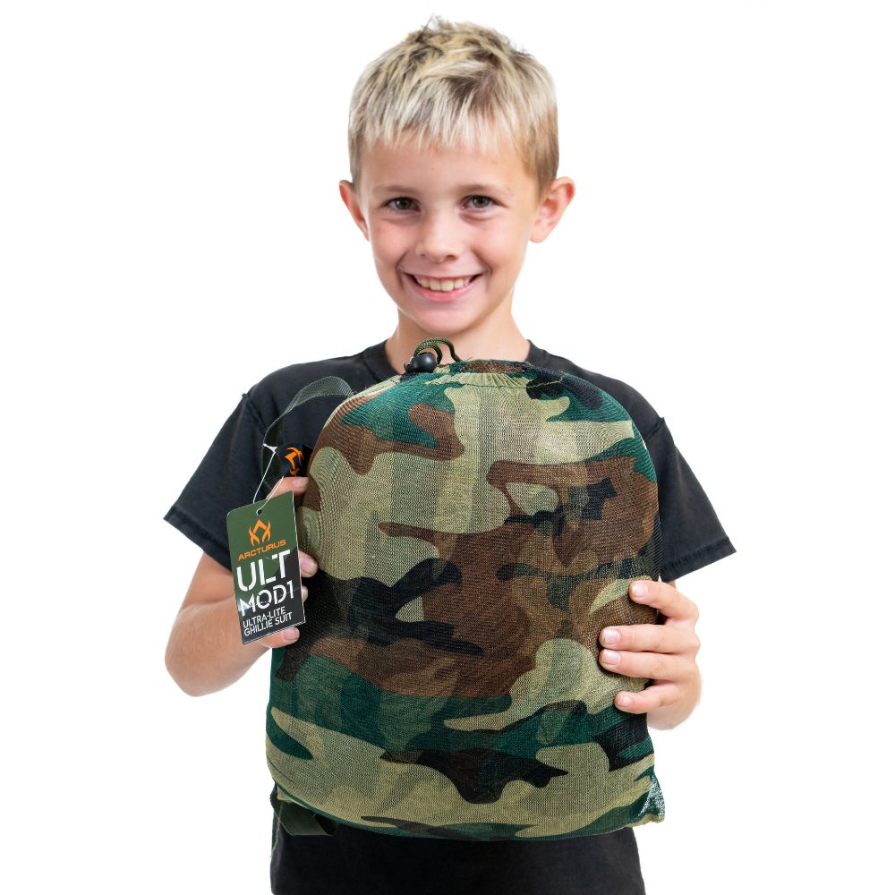 Arcturus Ultra-Lite Woodland Ghillie Suit - Kids