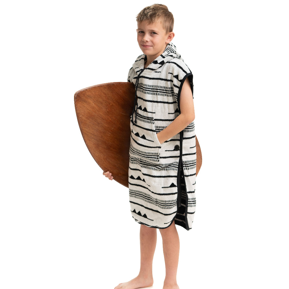 Surf Poncho Beach Towel for Kids and Teens