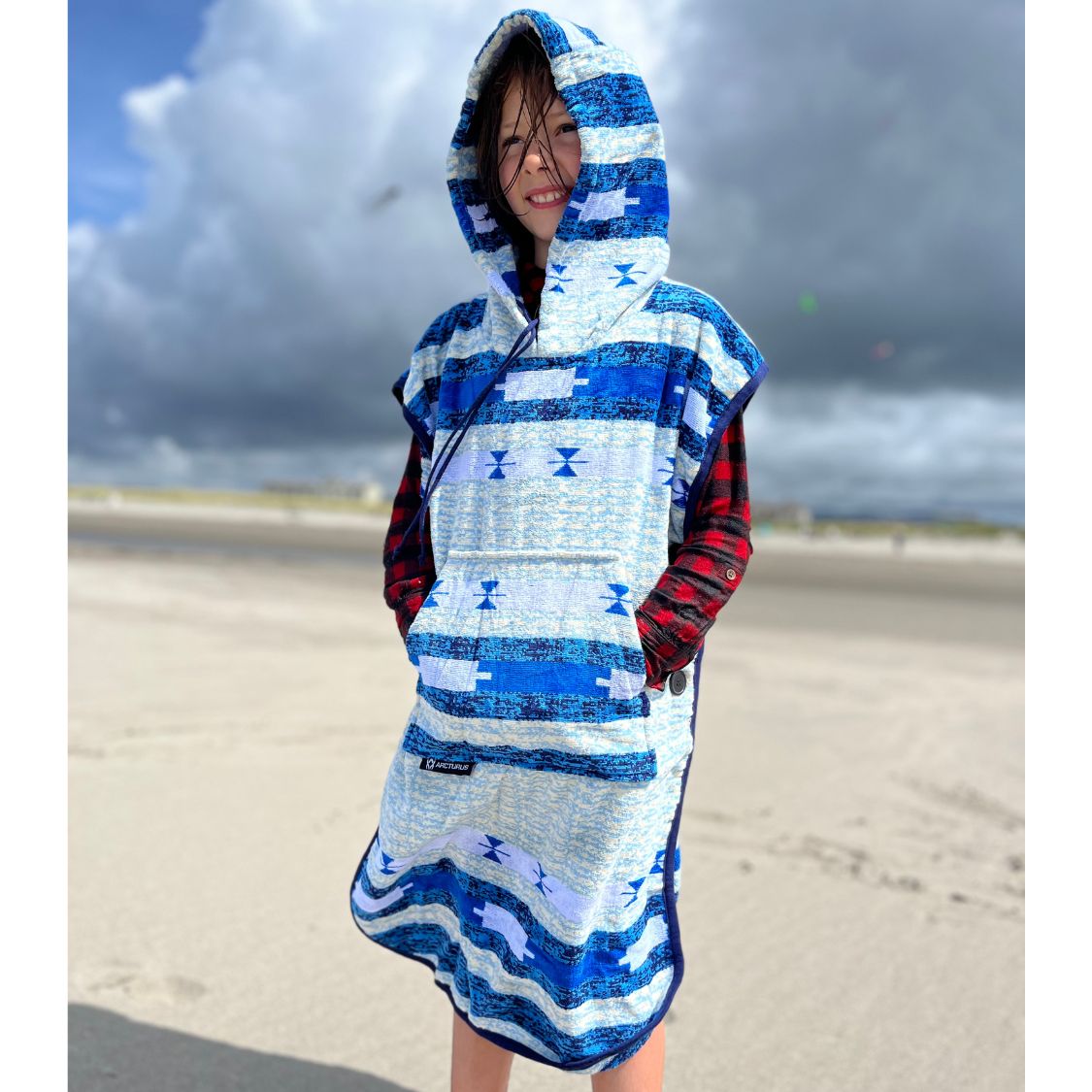 Surf Poncho Beach Towel for Kids and Teens