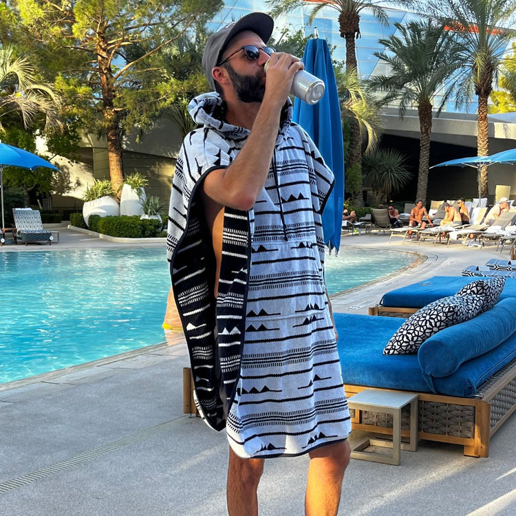 Surf Poncho Beach Towel for Adults