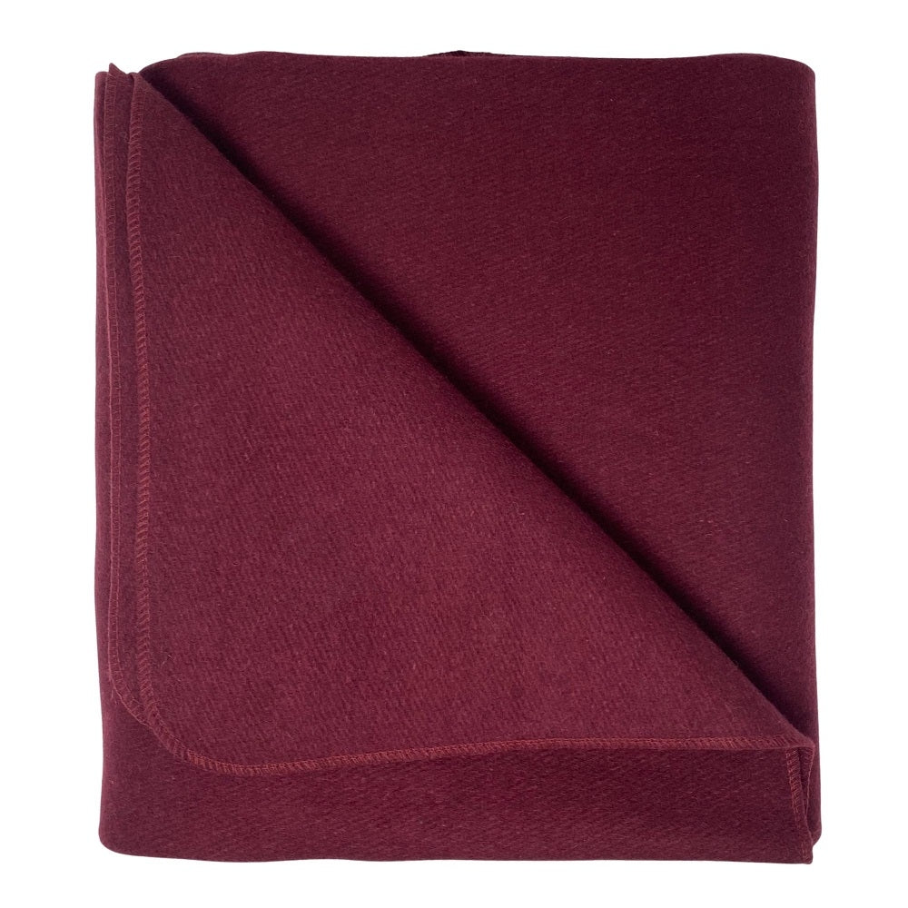 Arcturus Wine Military Wool Blanket