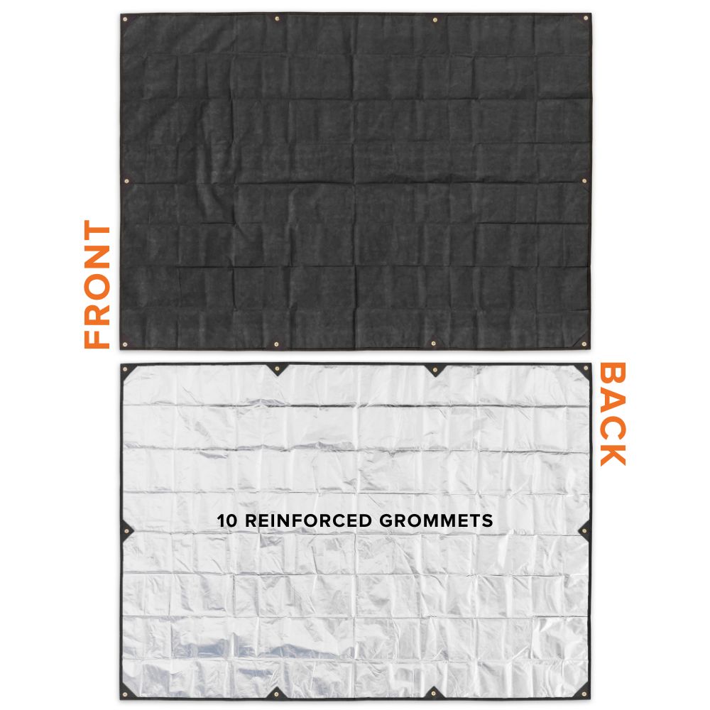 Arcturus XL Survival Blanket 8.5' x 12' - Black