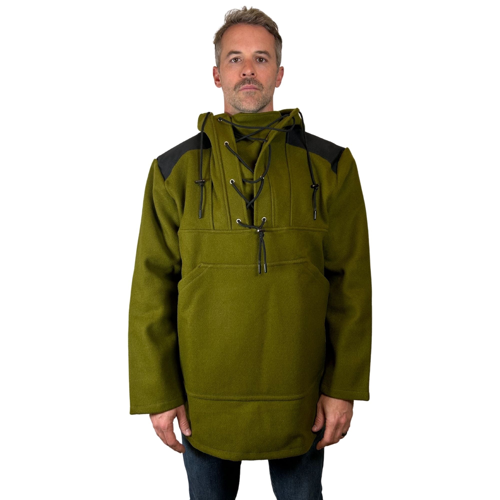 Arcturus 100 Virgin Wool Anorak Olive L