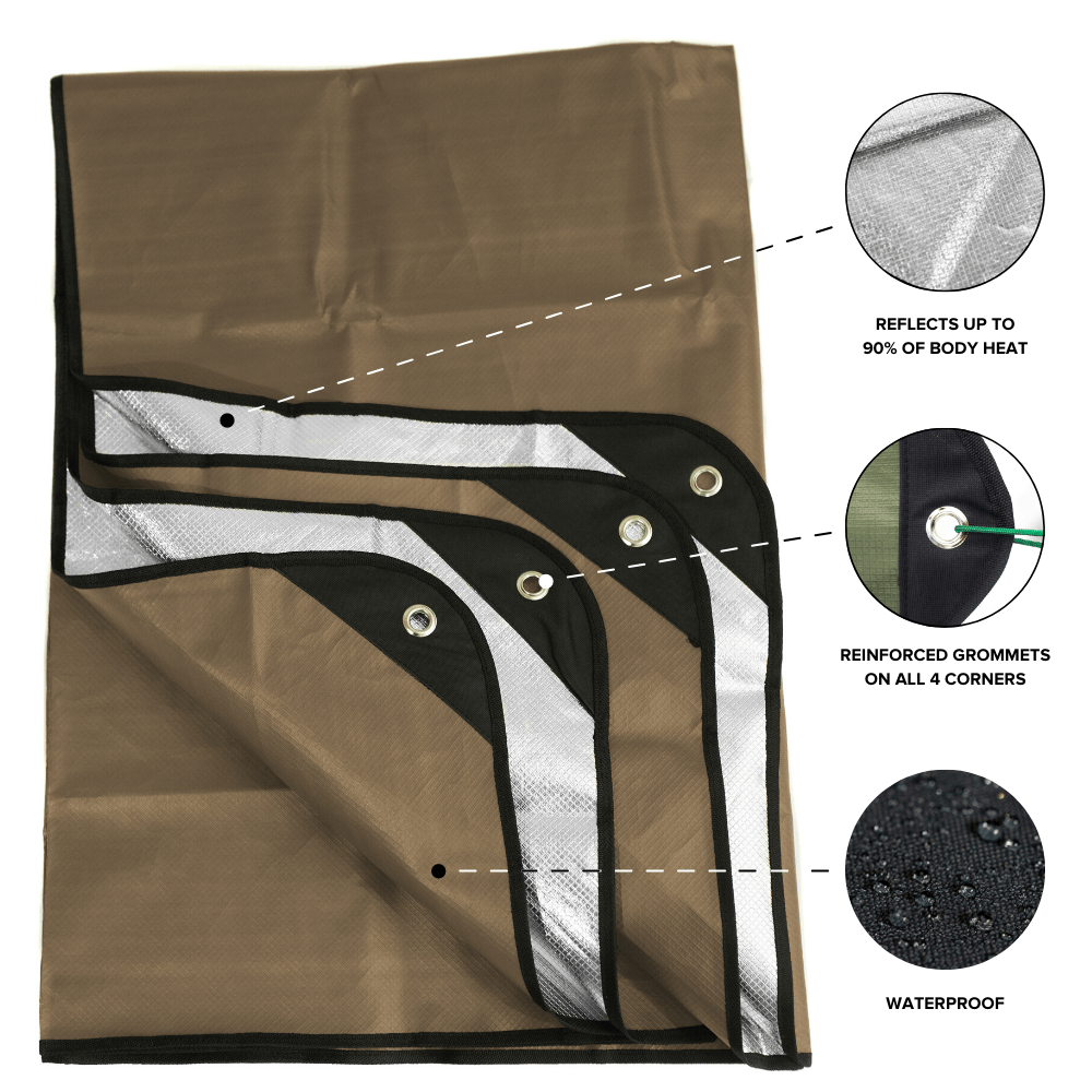 Arcturus Outdoor Survival Blanket 60" x 82"