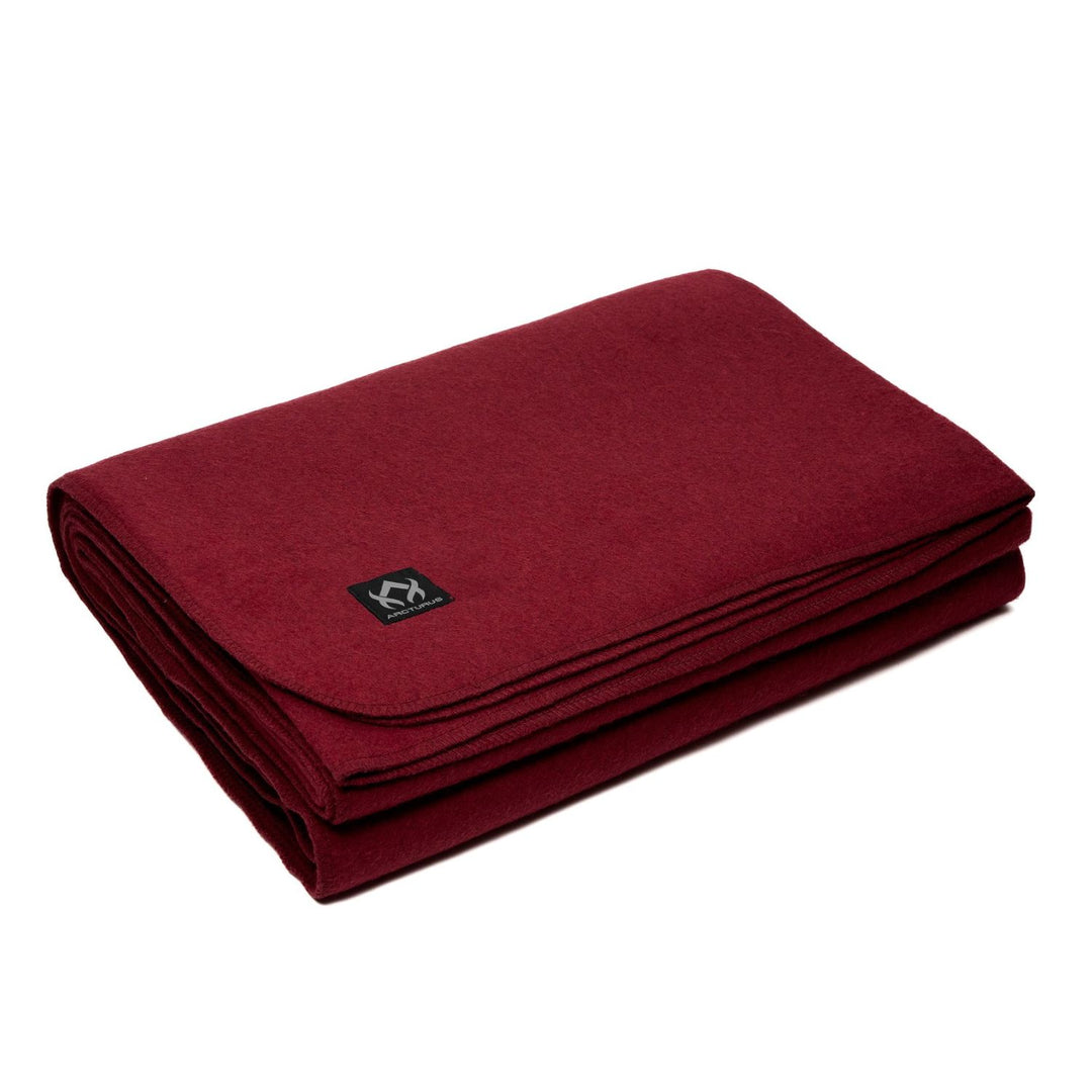 Arcturus Lake Tahoe Wool Blanket - Wine