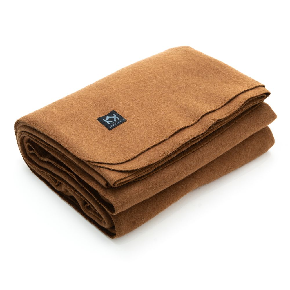Arcturus Lake Tahoe Wool Blanket - Camel