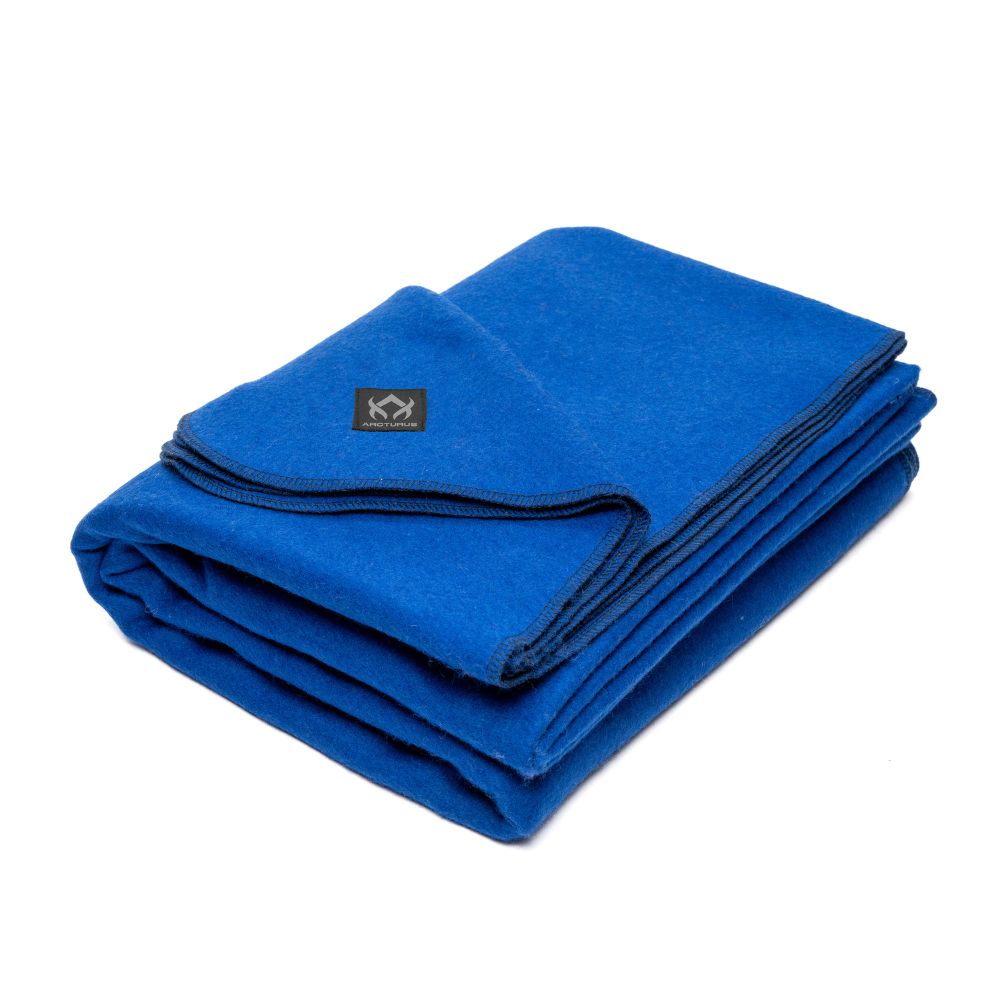 Arcturus Military Wool Blanket Royal Blue