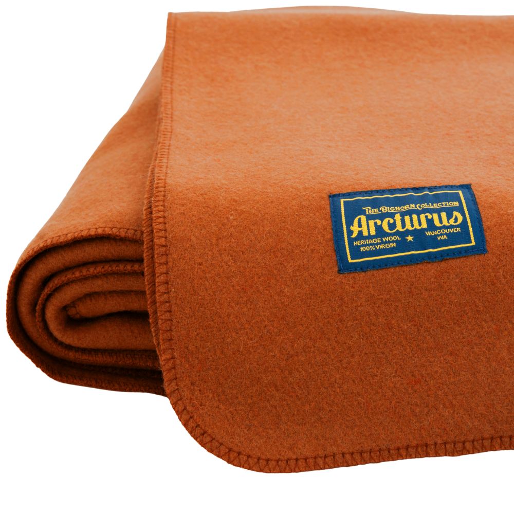 Arcturus Bighorn 100% Virgin Wool Blanket - Bronze