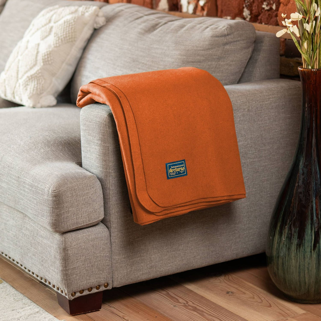 Arcturus Bighorn 100% Virgin Wool Blanket - Bronze