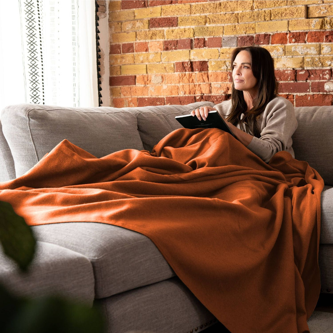 Arcturus Bighorn 100% Virgin Wool Blanket - Bronze
