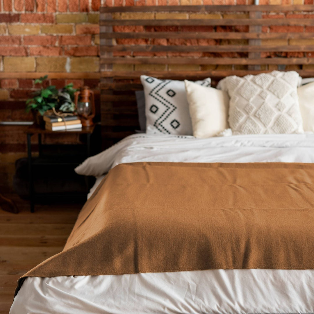 Arcturus Lake Tahoe Wool Blanket - Camel