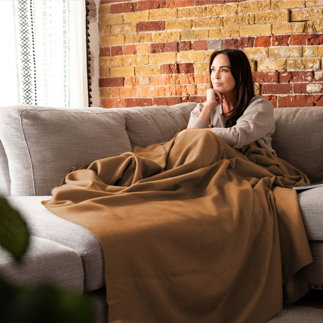 Arcturus Lake Tahoe Wool Blanket - Camel