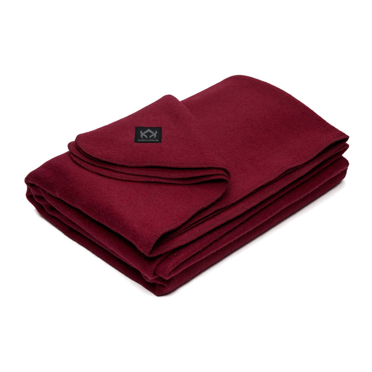Military Wool Survival Blanket - 70% Wool Emergency Blanket For Camping, Outdoor & Emergency Use