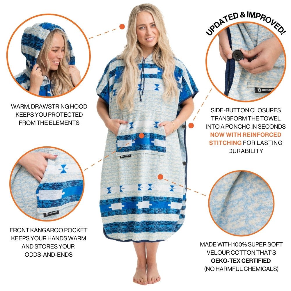 Arcturus Surf Poncho Beach Towel - Adult