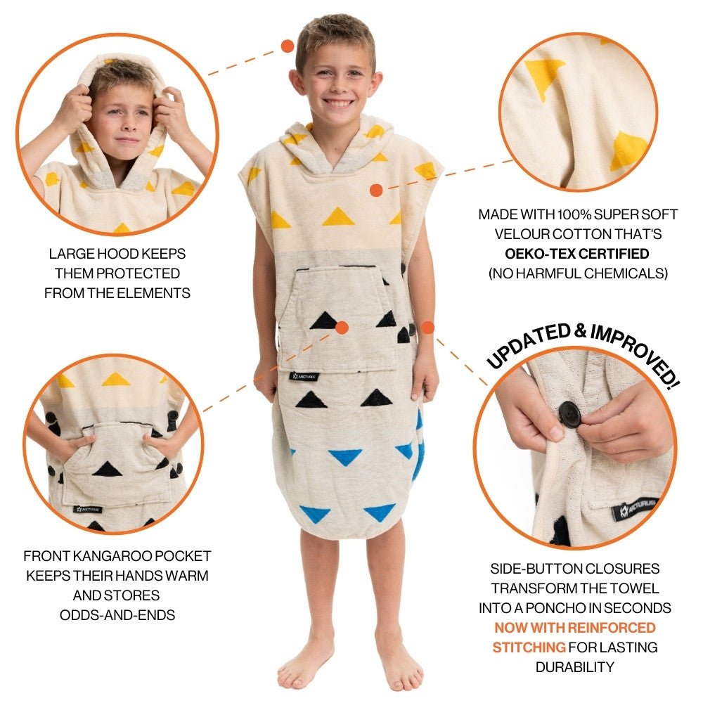 Arcturus Surf Poncho Beach Towel - Kids