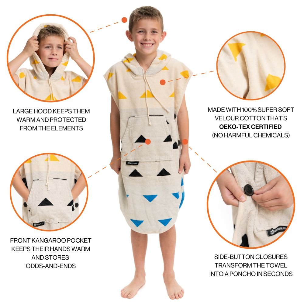 Arcturus Surf Poncho Beach Towel - Kids