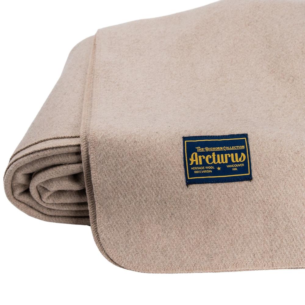 Arcturus Bighorn 100% Virgin Wool Blanket - Ivory