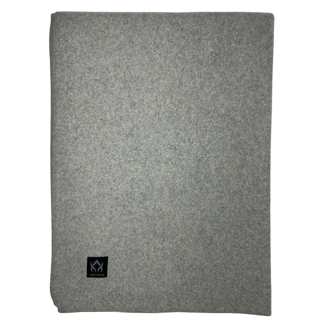 [CLEARANCE] Arcturus Military Wool Blanket - Stone Gray | 4.5 lbs (64" x 88")