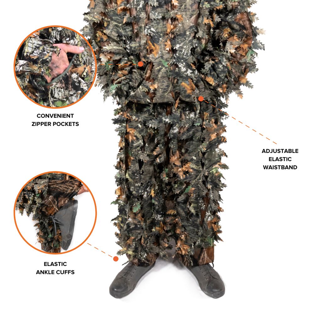 Arcturus 3D Leaf Suit + Face Mask - All-Season Hardwood