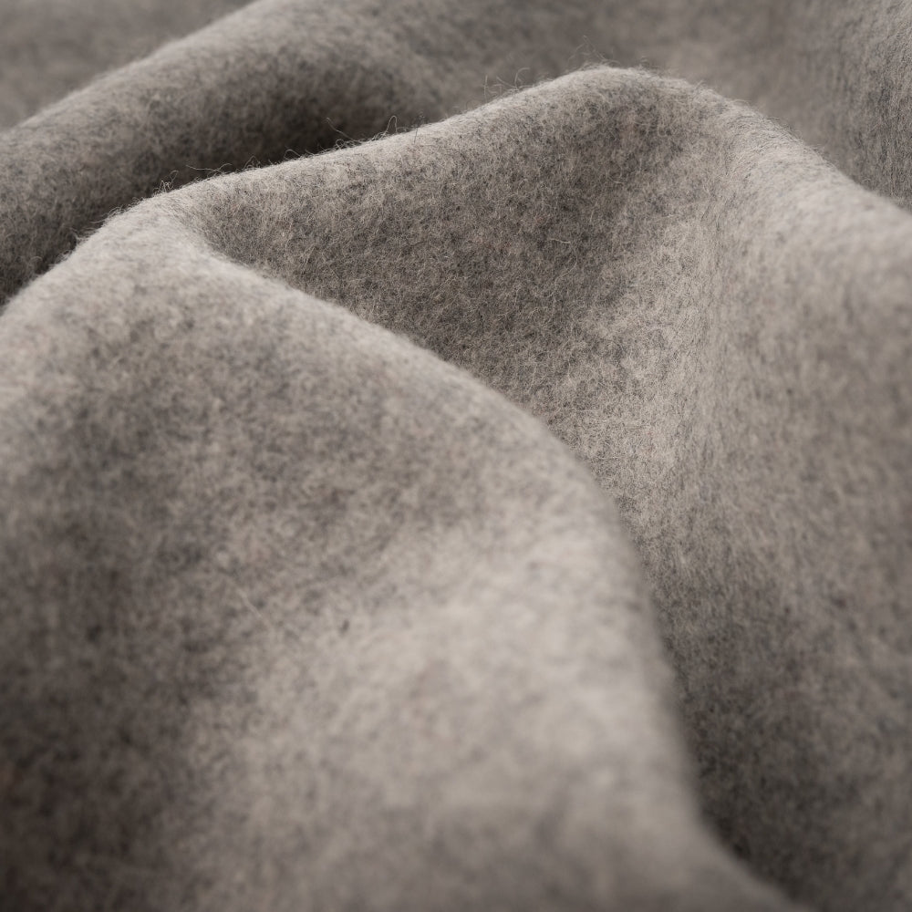 Arcturus Stone Gray Wool Blanket