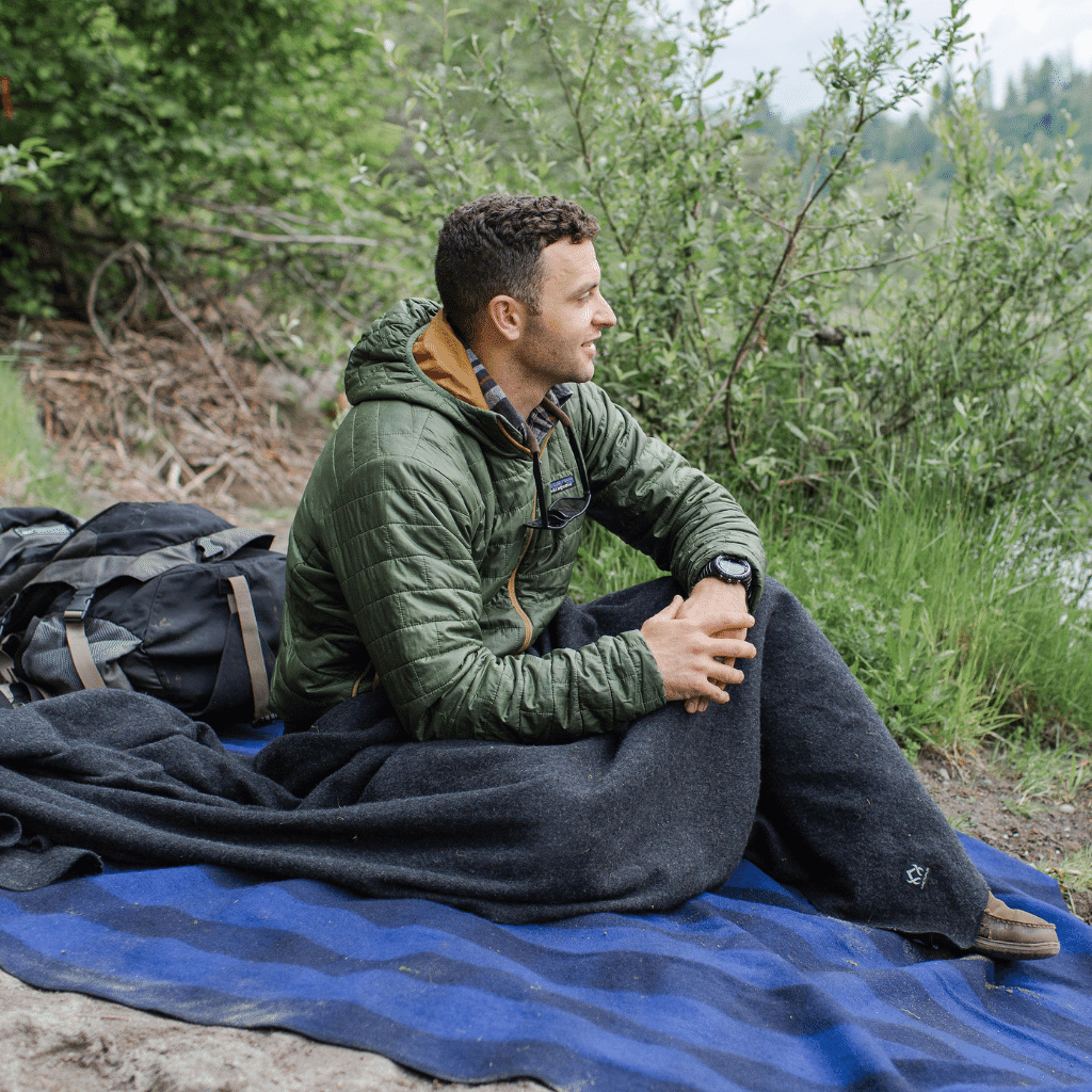 Arcturus Military Wool Blanket - Charcoal | 4.5 lbs (64" x 88")