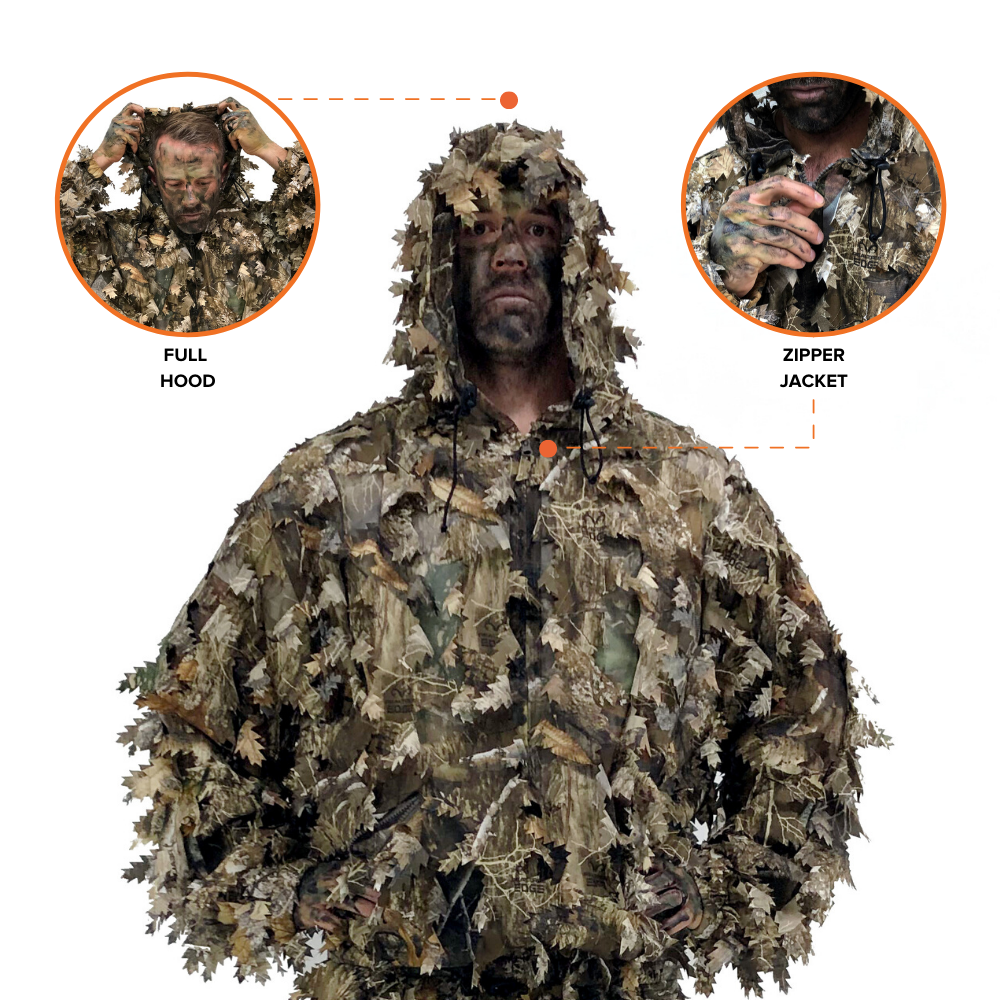 Arcturus 3D Leaf Suit + Face Mask - Realtree EDGE