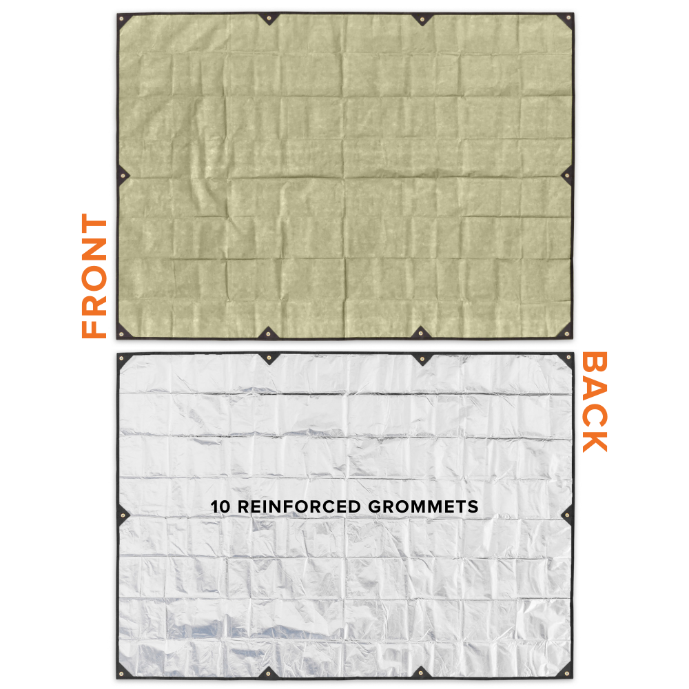 Arcturus XL Survival Blanket 8.5' x 12' - Desert Tan