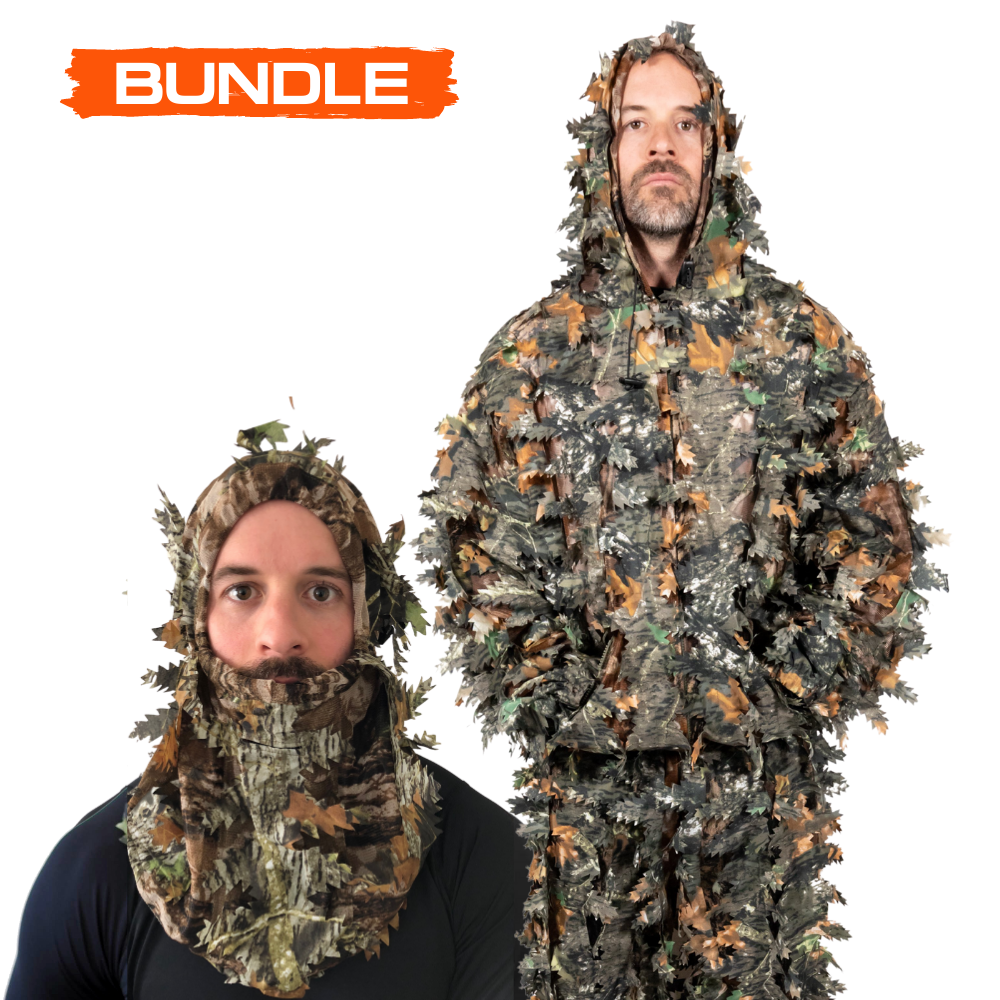 Arcturus 3D Leaf Suit + Face Mask - All-Season Hardwood