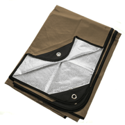 Arcturus Outdoor Survival Blanket 60" x 82" - Coyote Brown