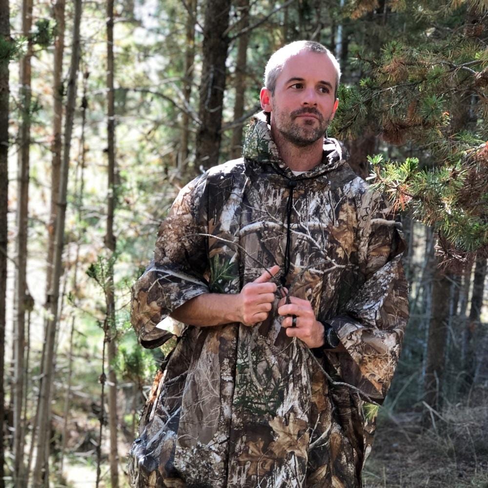 Arcturus Lightweight Waterproof Rain Poncho - Realtree EDGE