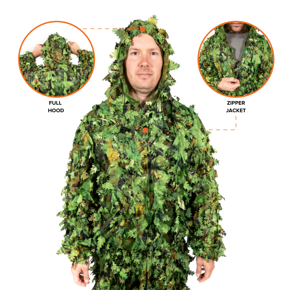 Arcturus 3D Leaf Suit + Face Mask - Summer Green