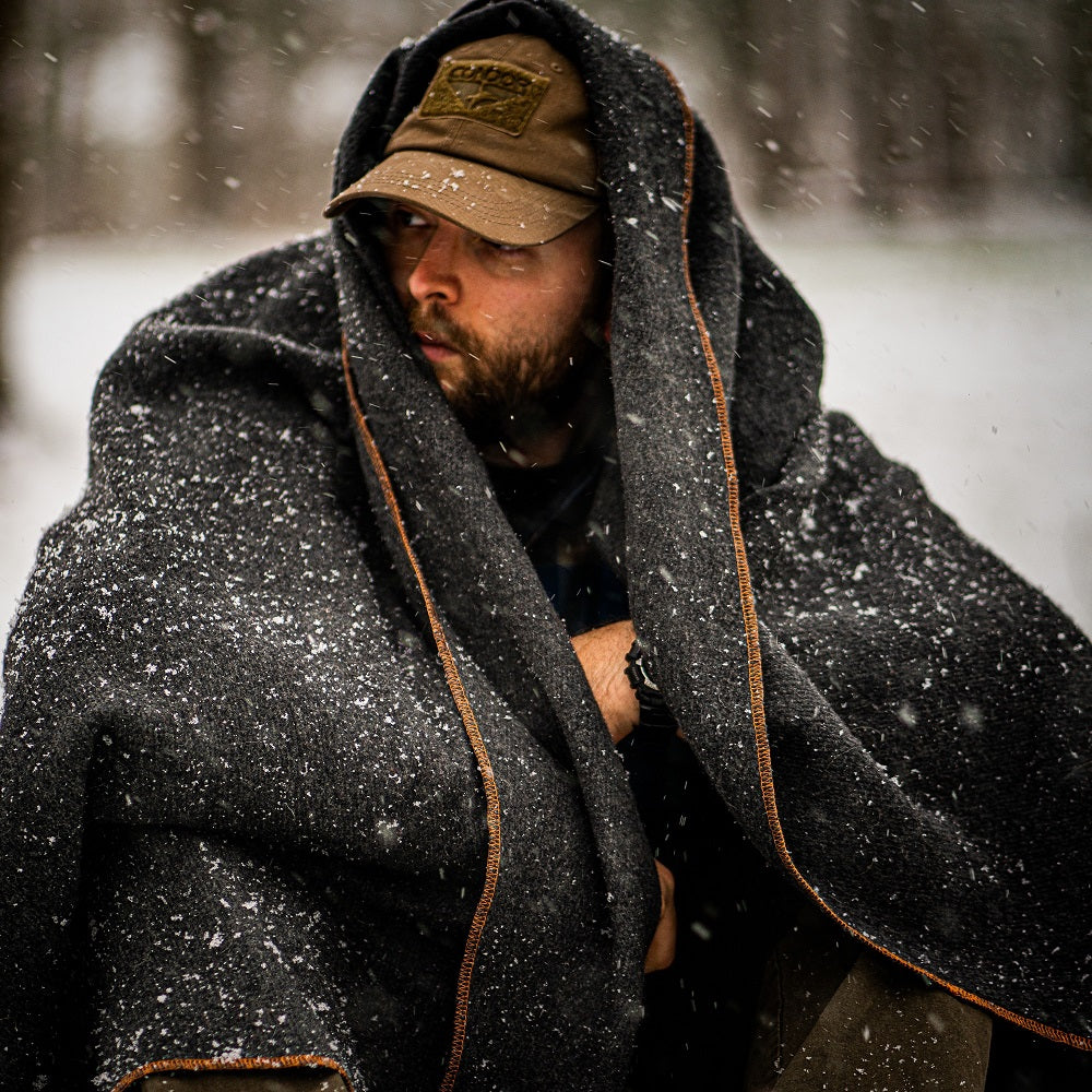 [CLEARANCE] Arcturus Military Wool Blanket - Military Gray | 4.5 lbs (64" x 88")
