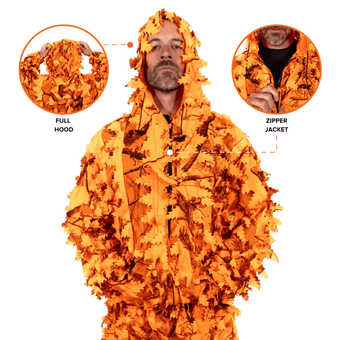 Arcturus 3D Leaf Suit + Face Mask - Realtree AP Blaze