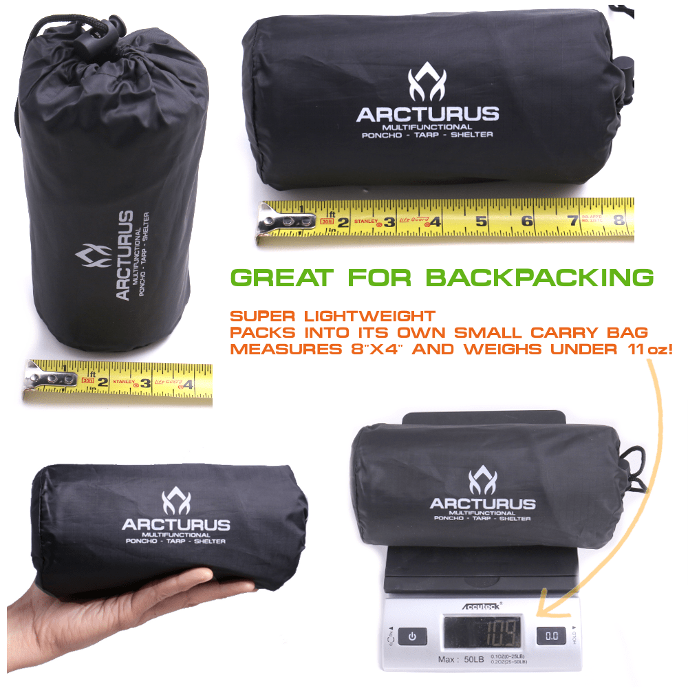 Arcturus Waterproof Rain Poncho