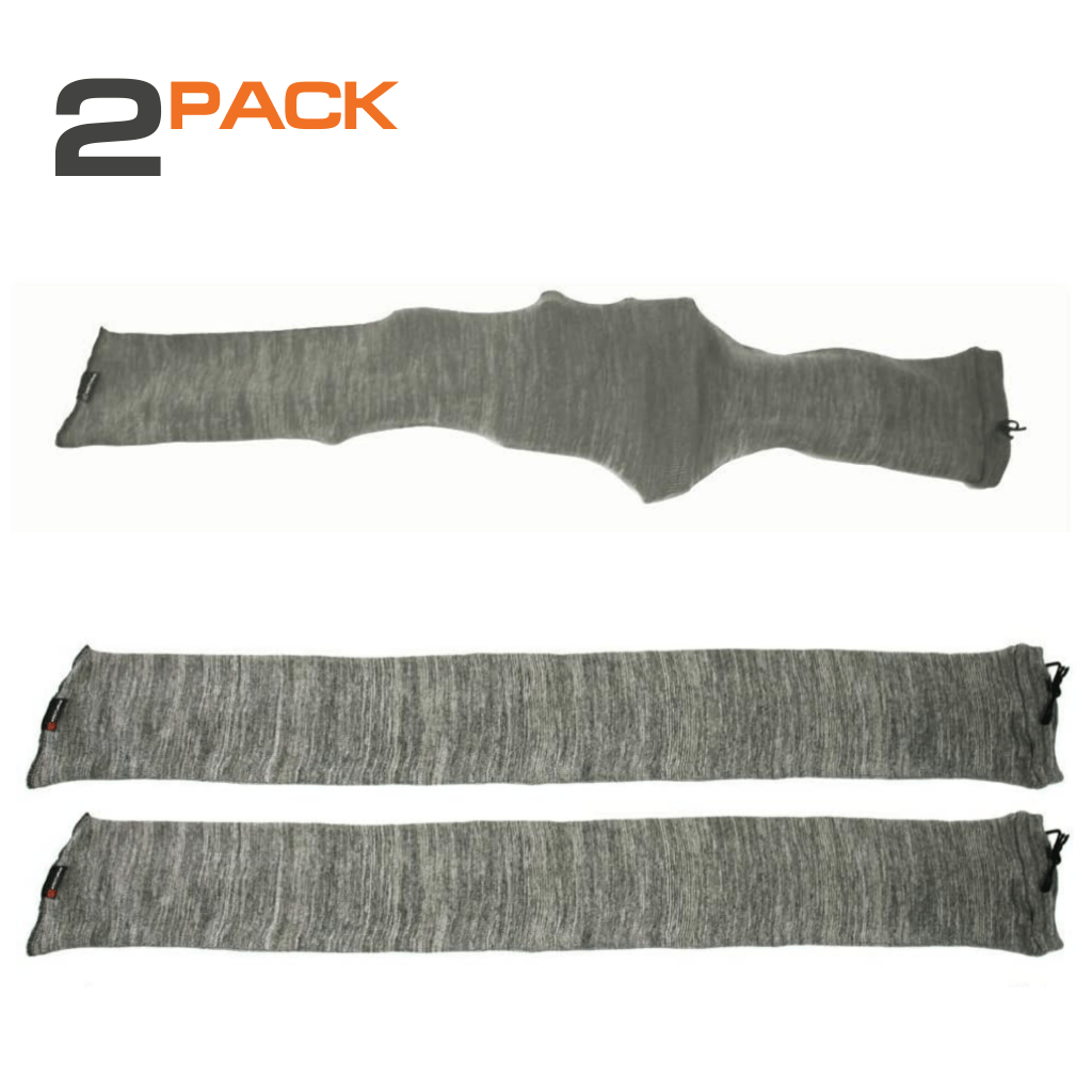 [CLEARANCE] Arcturus 47" Silicone Treated Gun Socks - Gray 2-Pack