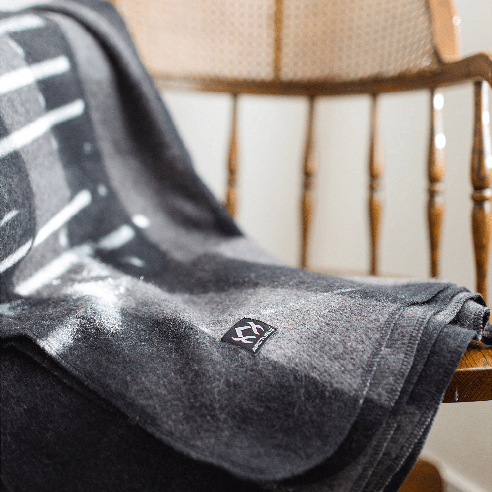 [CLEARANCE] Arcturus Backwoods Wool Blanket - Gray Buffalo Plaid