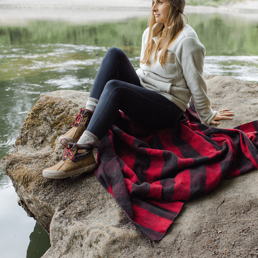 [CLEARANCE] Arcturus Backwoods Wool Blanket - Red Buffalo Plaid