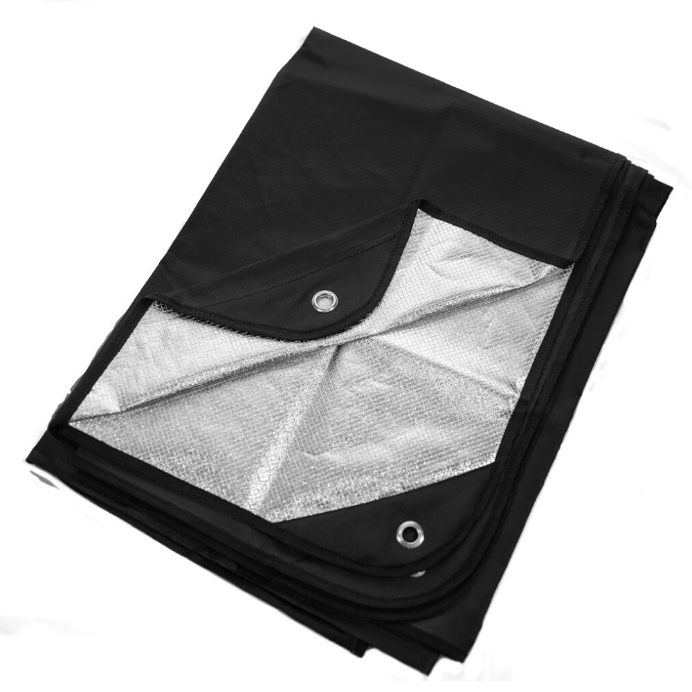 [CLEARANCE] Arcturus Outdoor Survival Blanket 60" x 82" - Black