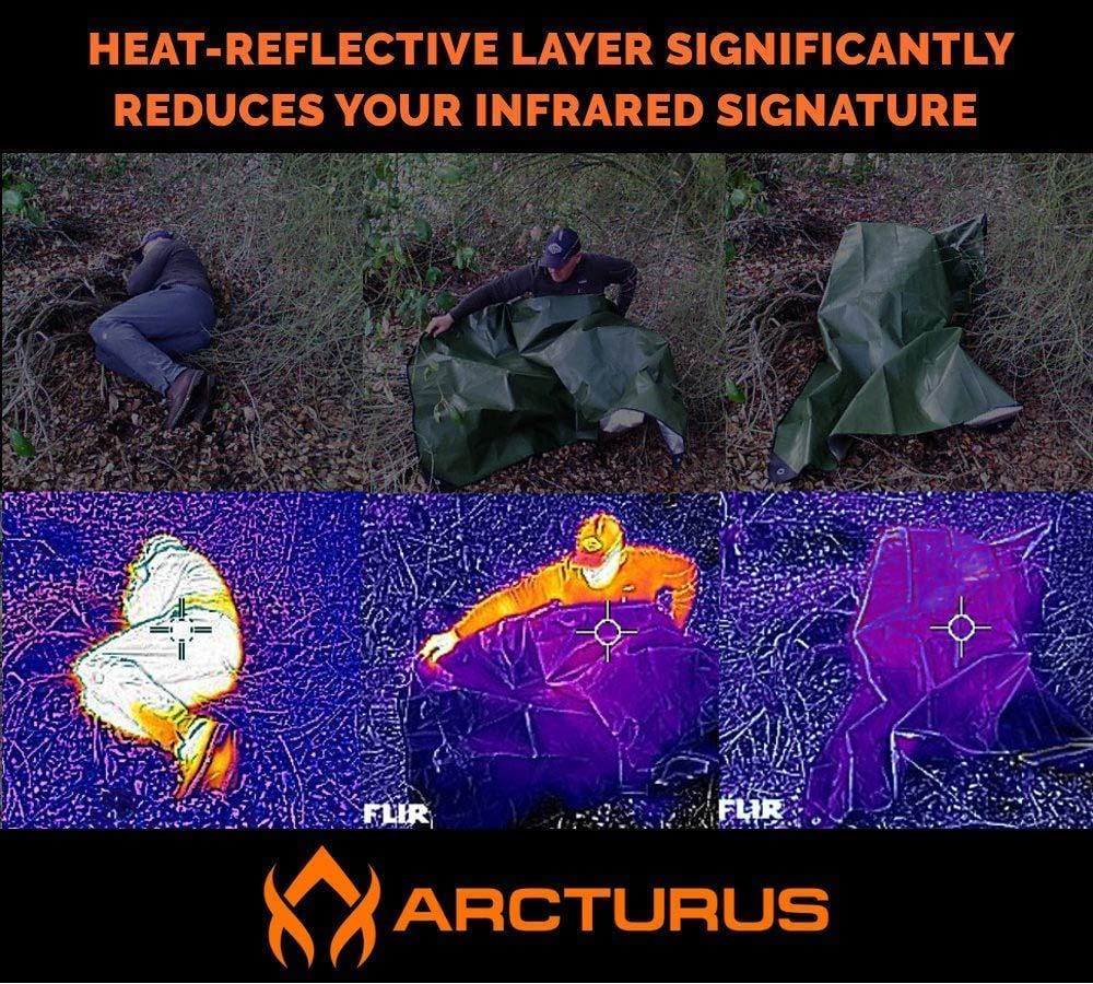 [CLEARANCE] Arcturus Outdoor Survival Blanket 60" x 82" - Coyote Brown