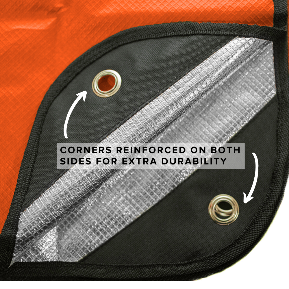 [CLEARANCE] Arcturus Outdoor Survival Blanket 60" x 82" - Orange