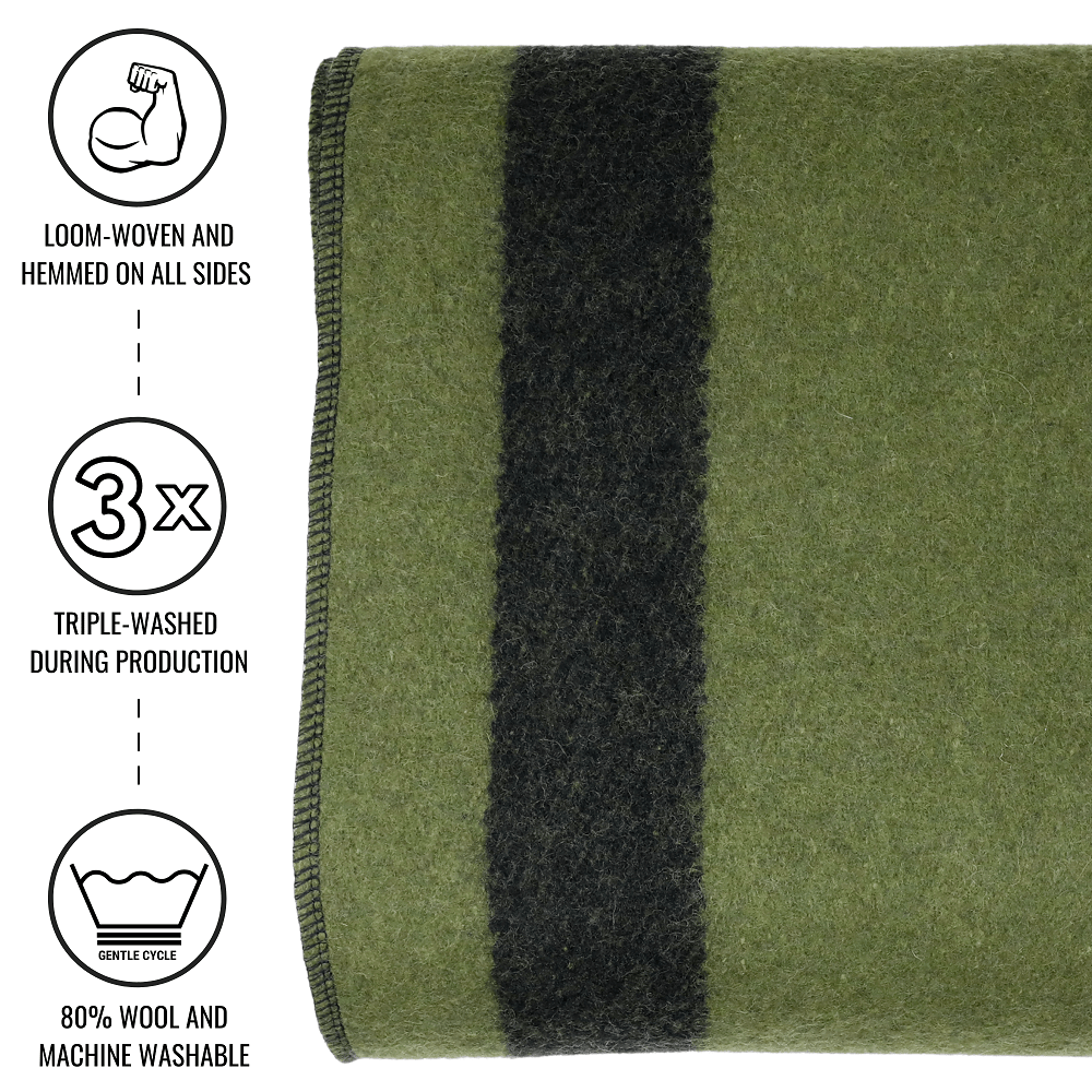 [CLEARANCE] Arcturus Rainier Wool Blanket - Four Cedars