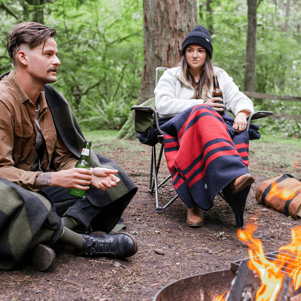 [CLEARANCE] Arcturus Rainier Wool Blanket - Lava Canyon