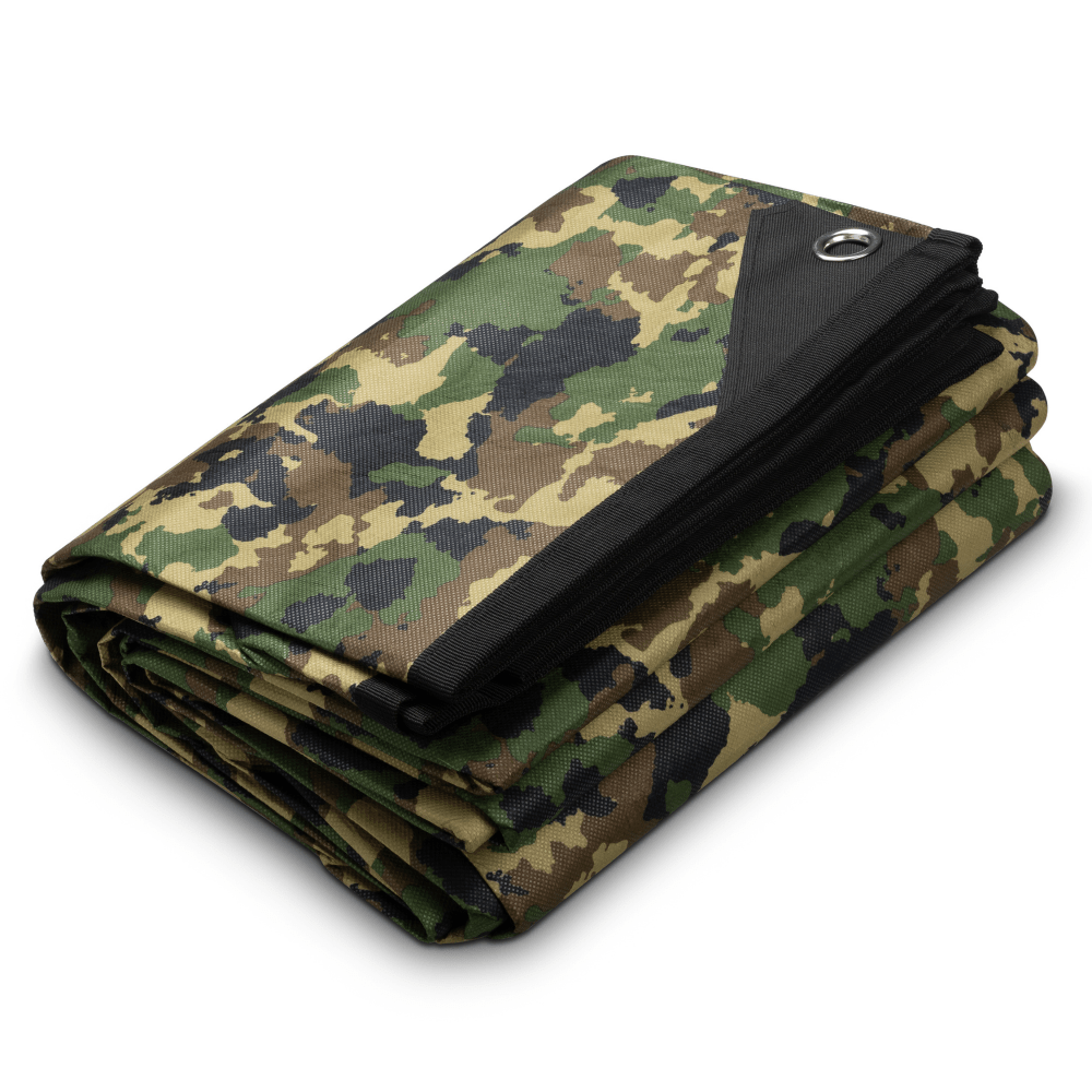 [CLEARANCE] Arcturus XL Survival Blanket 8.5' x 12' - Woodland Camo